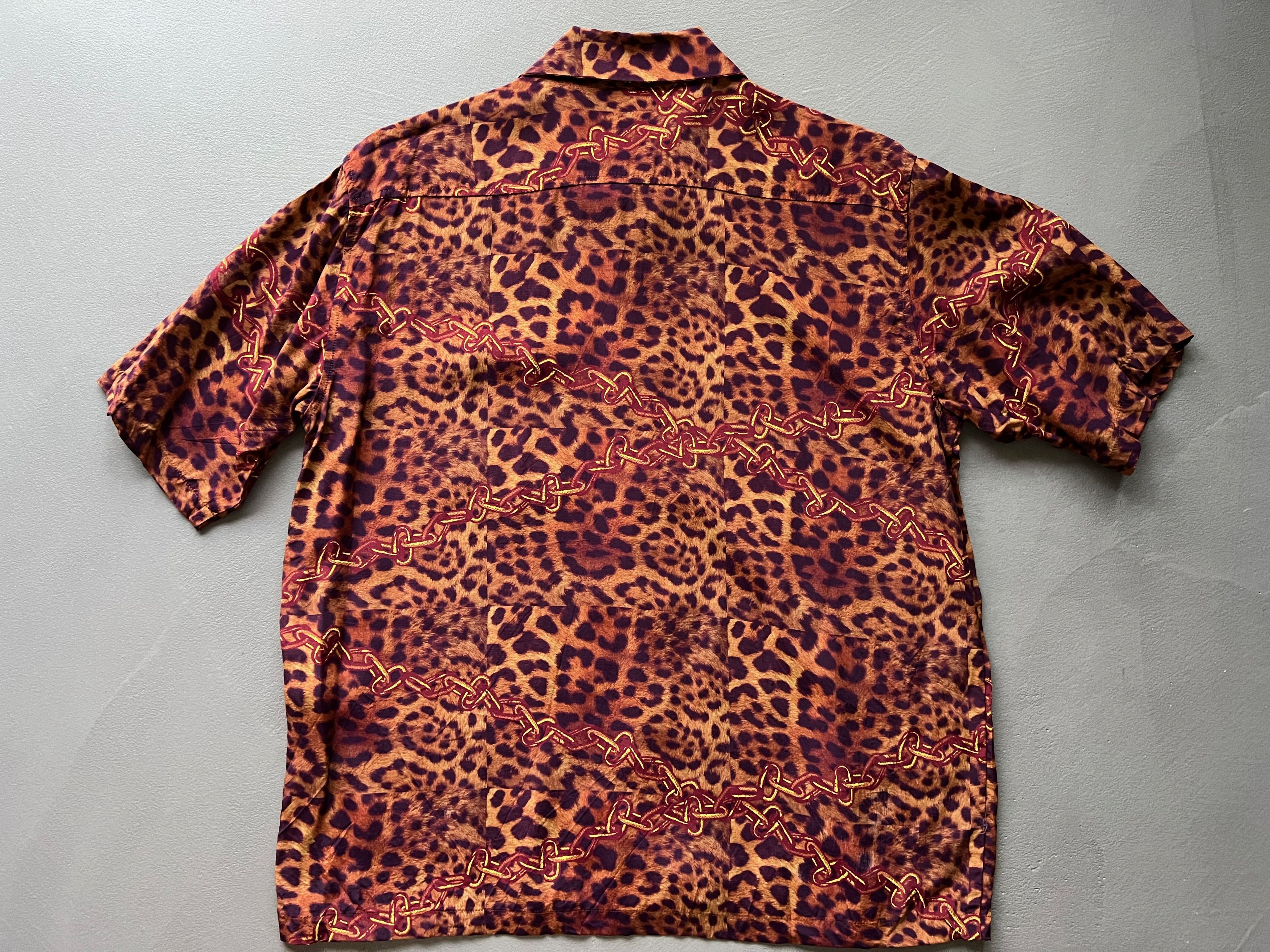 Aries Aries Chain Leopard Print Camp Collar Shirt Size US M / EU 48-50 / 2 - 4 Thumbnail