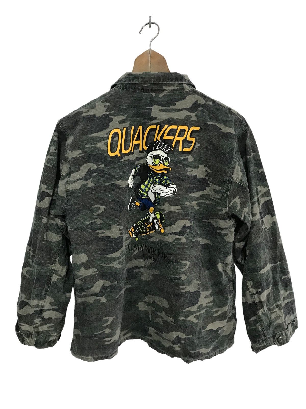 Duck dude camo military jacket