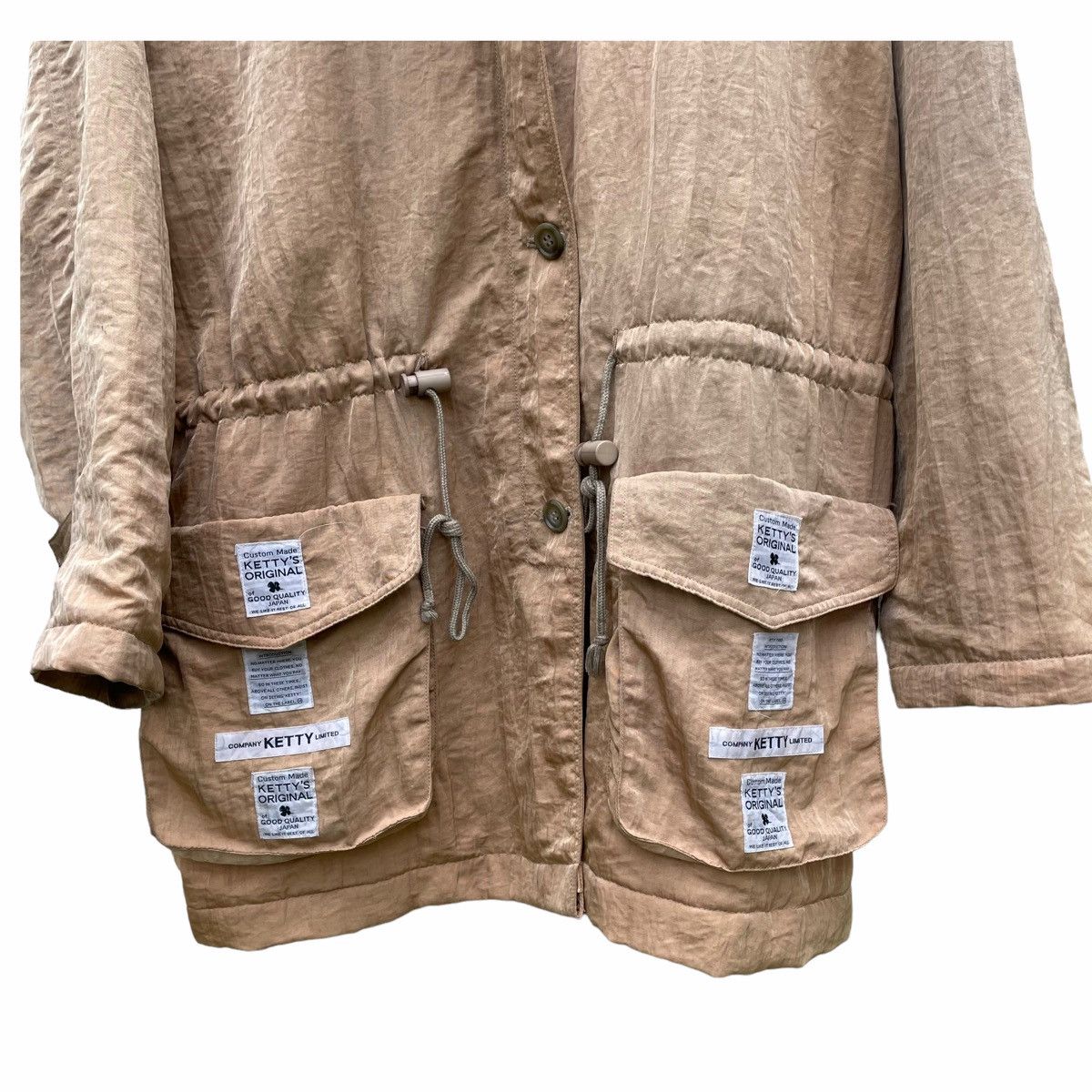 Issey Miyake × Japanese Brand × Vintage 💥90s KETTY BONDAGE BIG POCKET JACKET Size US M / EU 48-50 / 2 - 5 Thumbnail