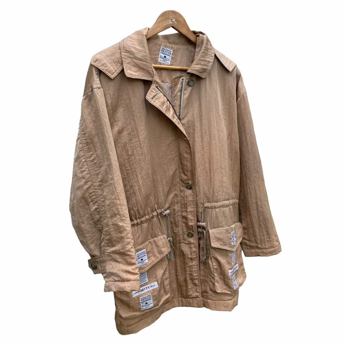 Issey Miyake × Japanese Brand × Vintage 💥90s KETTY BONDAGE BIG POCKET JACKET Size US M / EU 48-50 / 2 - 4 Thumbnail