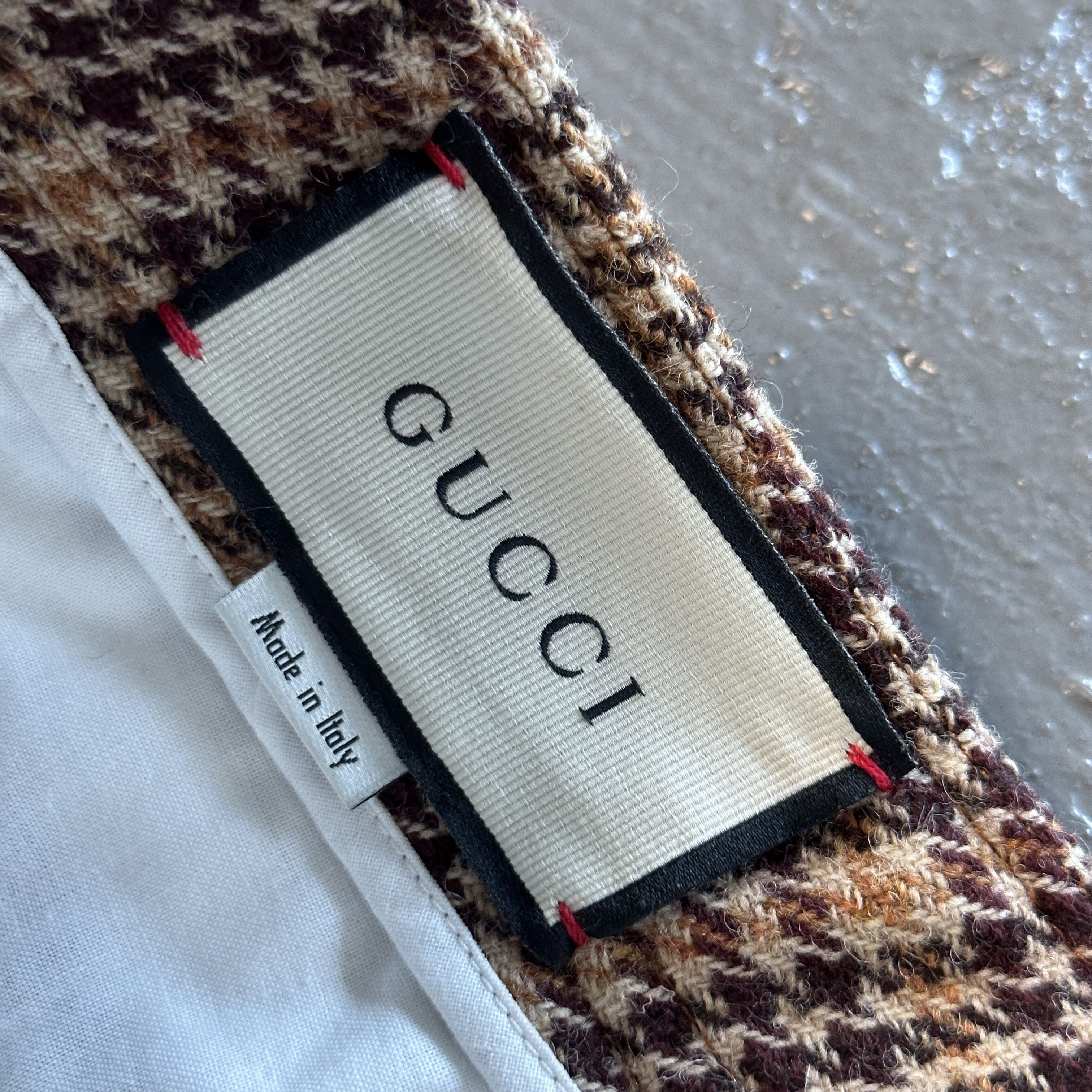 Gucci Gucci Orgasmique check Wool trousers Size US 28 / EU 44 - 4 Thumbnail