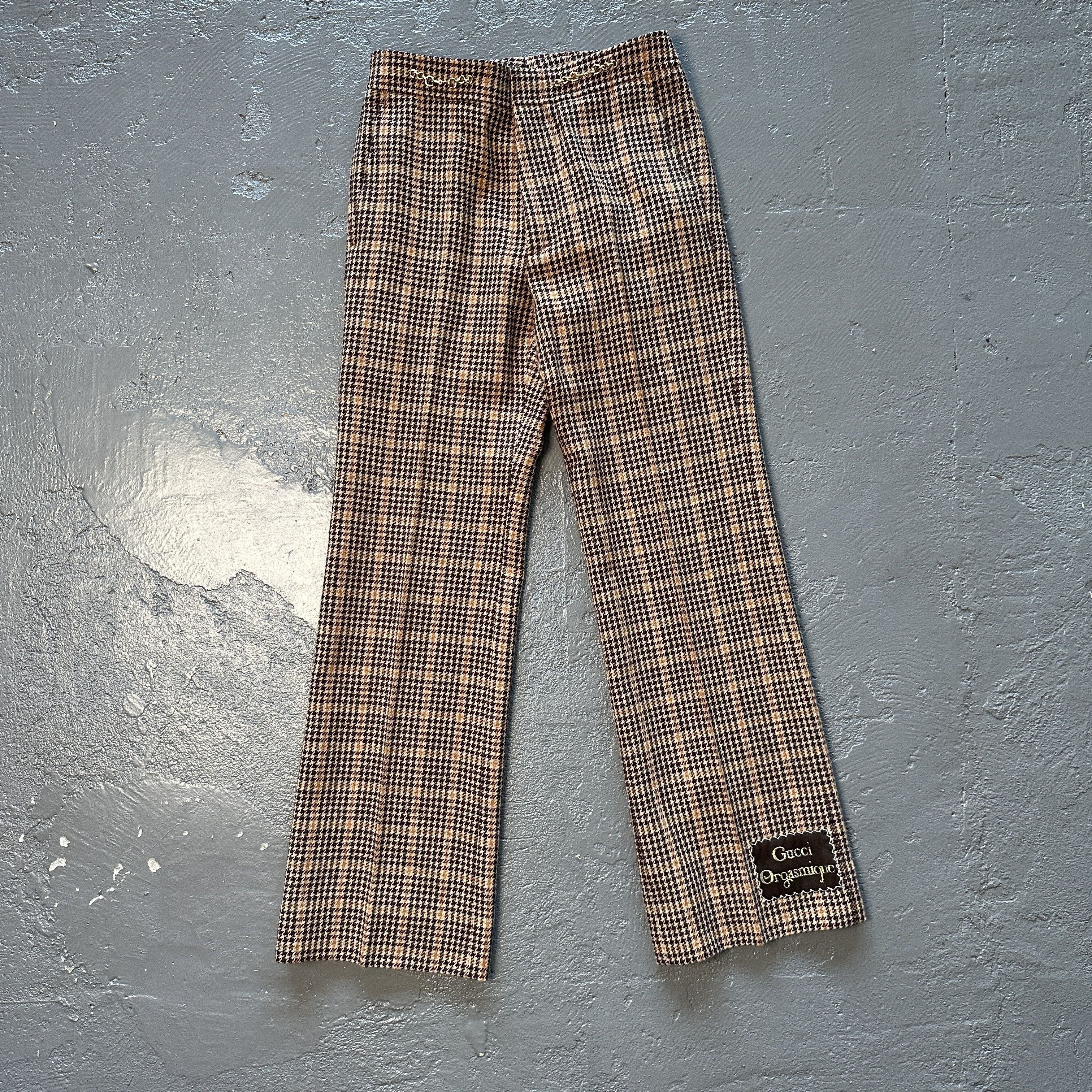 Gucci Gucci Orgasmique check Wool trousers Size US 28 / EU 44 - 1 Thumbnail