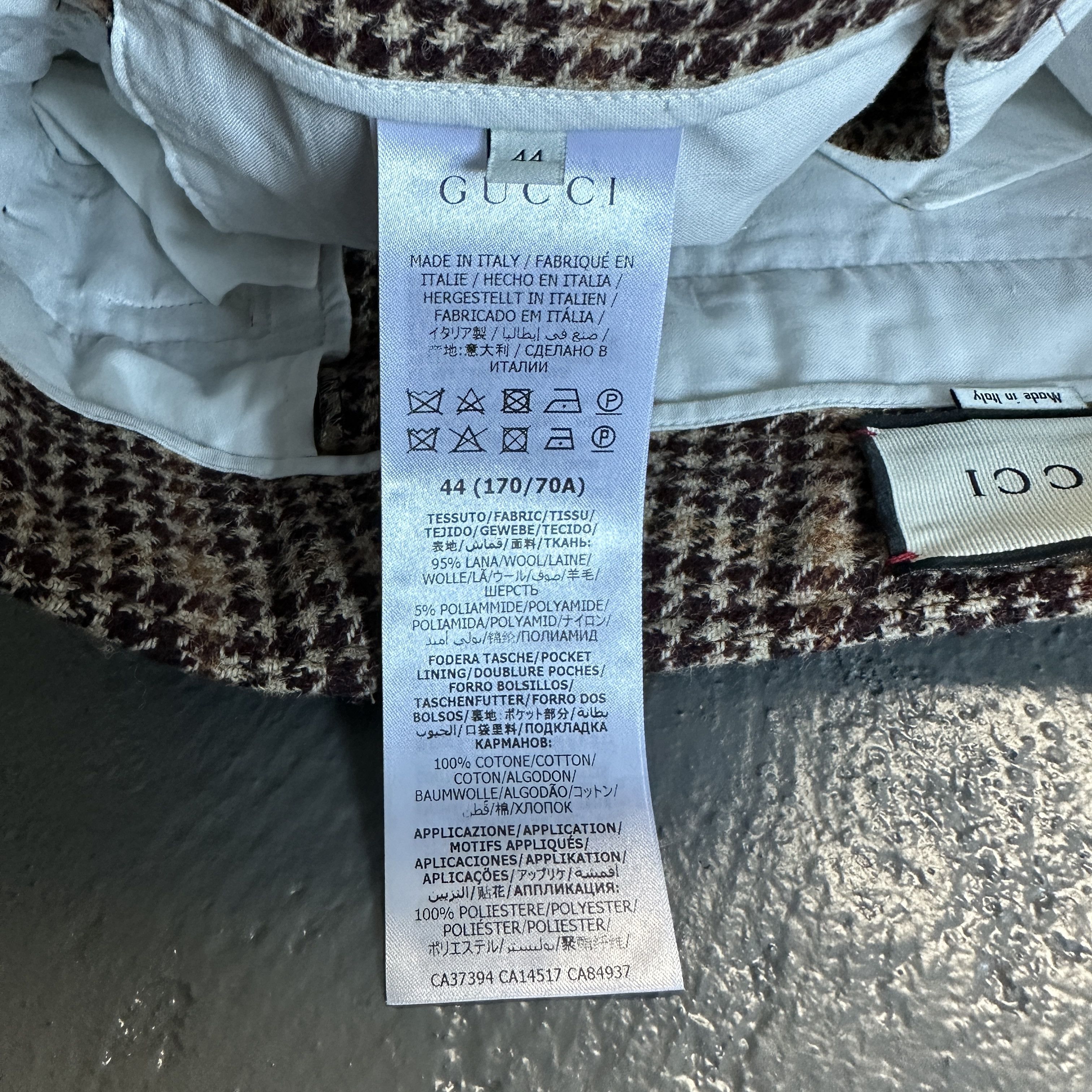 Gucci Gucci Orgasmique check Wool trousers Size US 28 / EU 44 - 6 Thumbnail