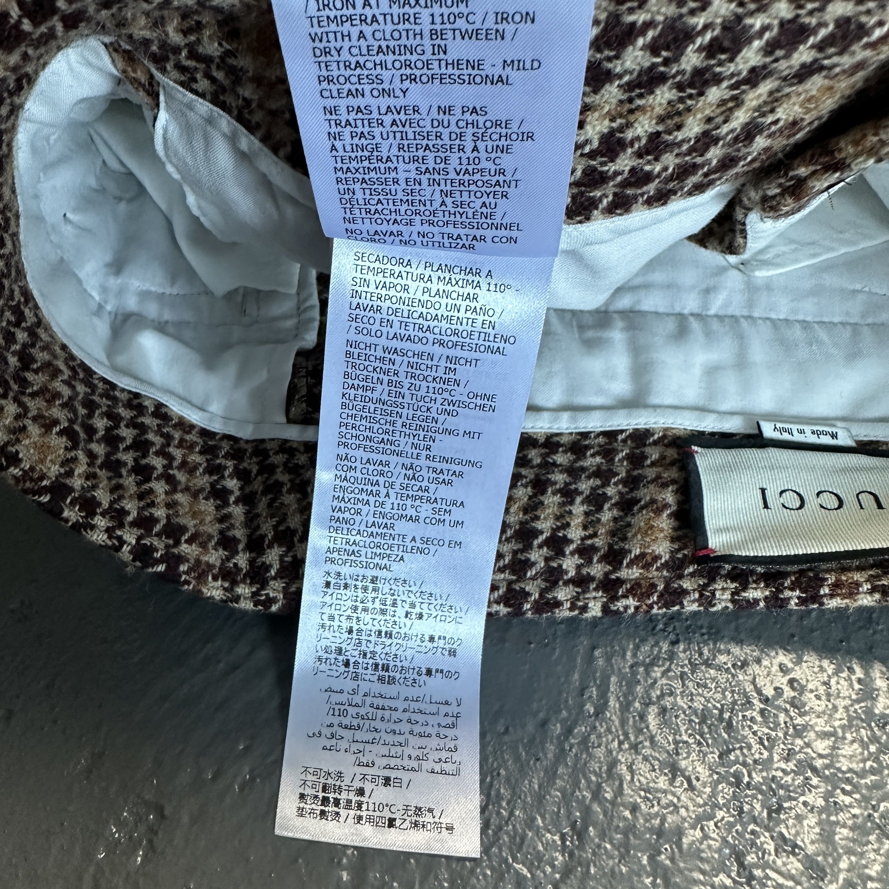 Gucci Gucci Orgasmique check Wool trousers Size US 28 / EU 44 - 7 Thumbnail