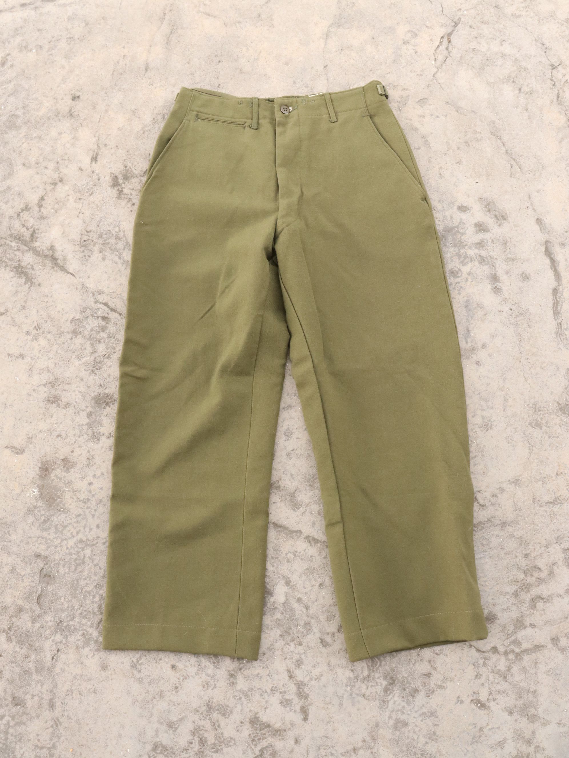 Vintage 50's Hercules Army Military Field Wool Trouser Pant