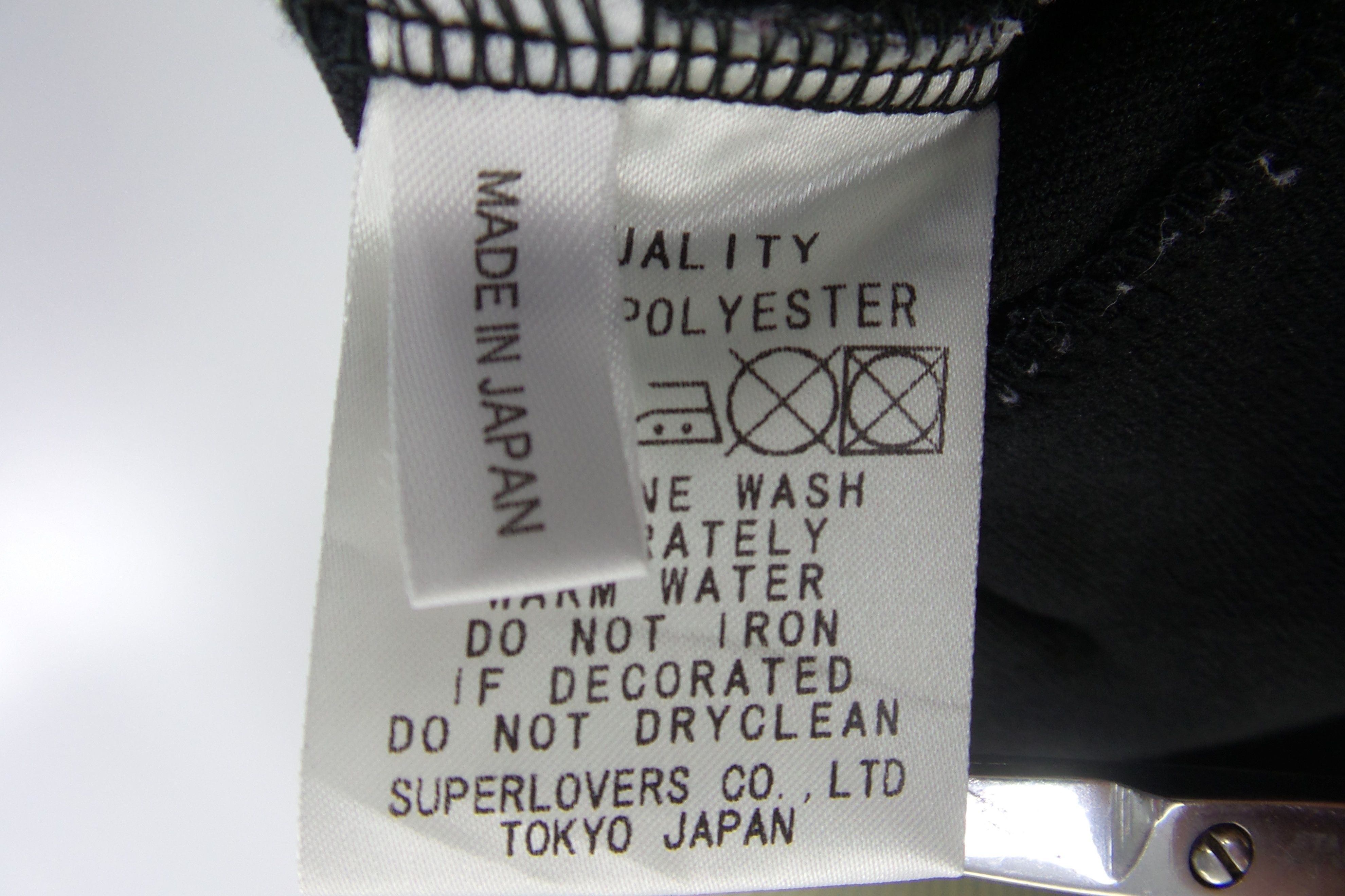 Japanese Brand Super Lovers Black Zipper Jackets Size US M / EU 48-50 / 2 - 5 Thumbnail