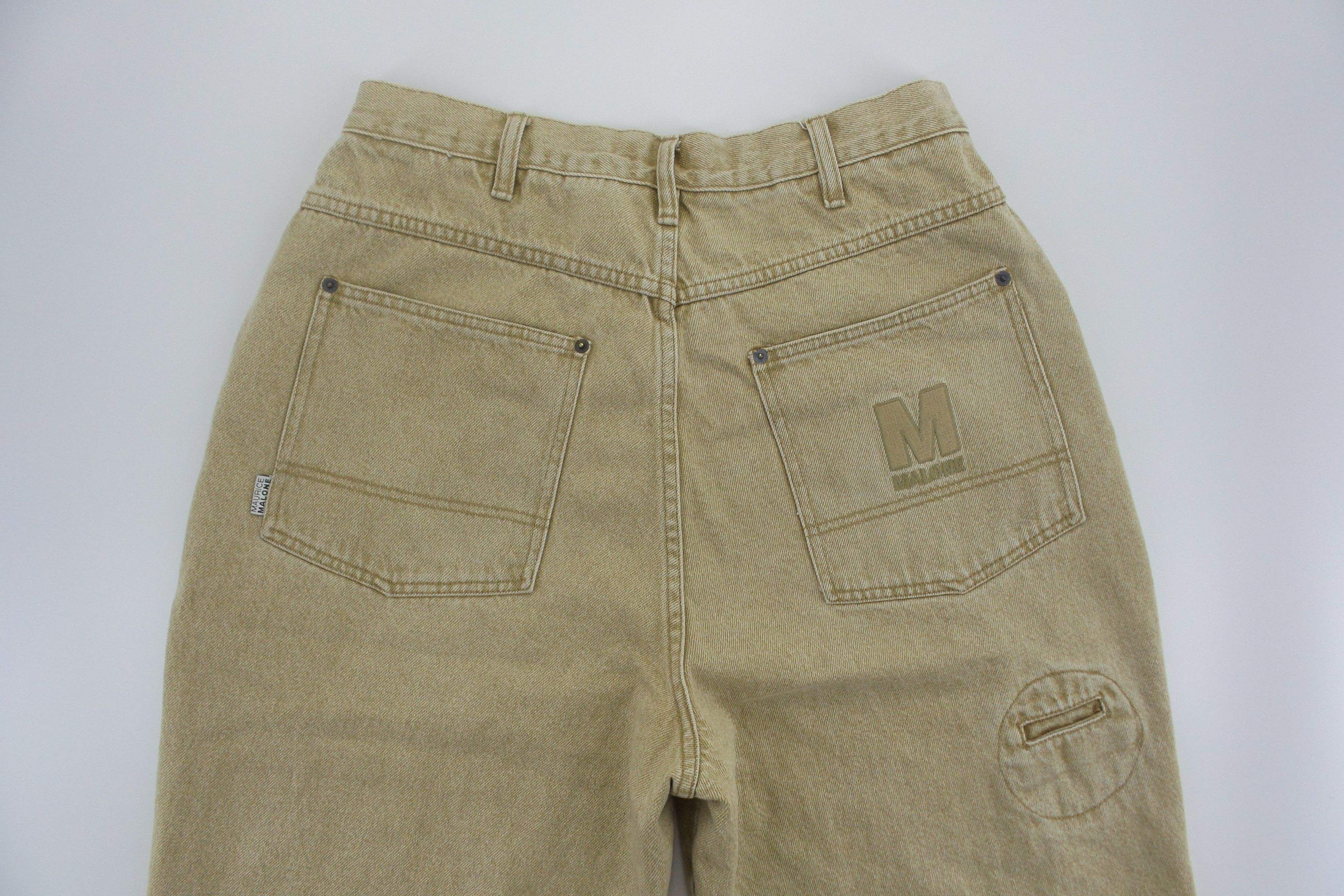 Designer Maurice Malone Baggy Jeans W34xL45 Size US 34 / EU 50 - 6 Thumbnail