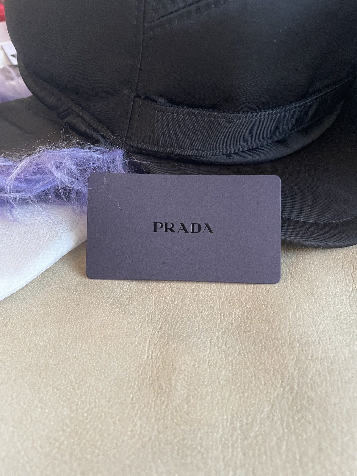 Prada Prada Faux Fur Hat/Trapper Size ONE SIZE - 17 Thumbnail