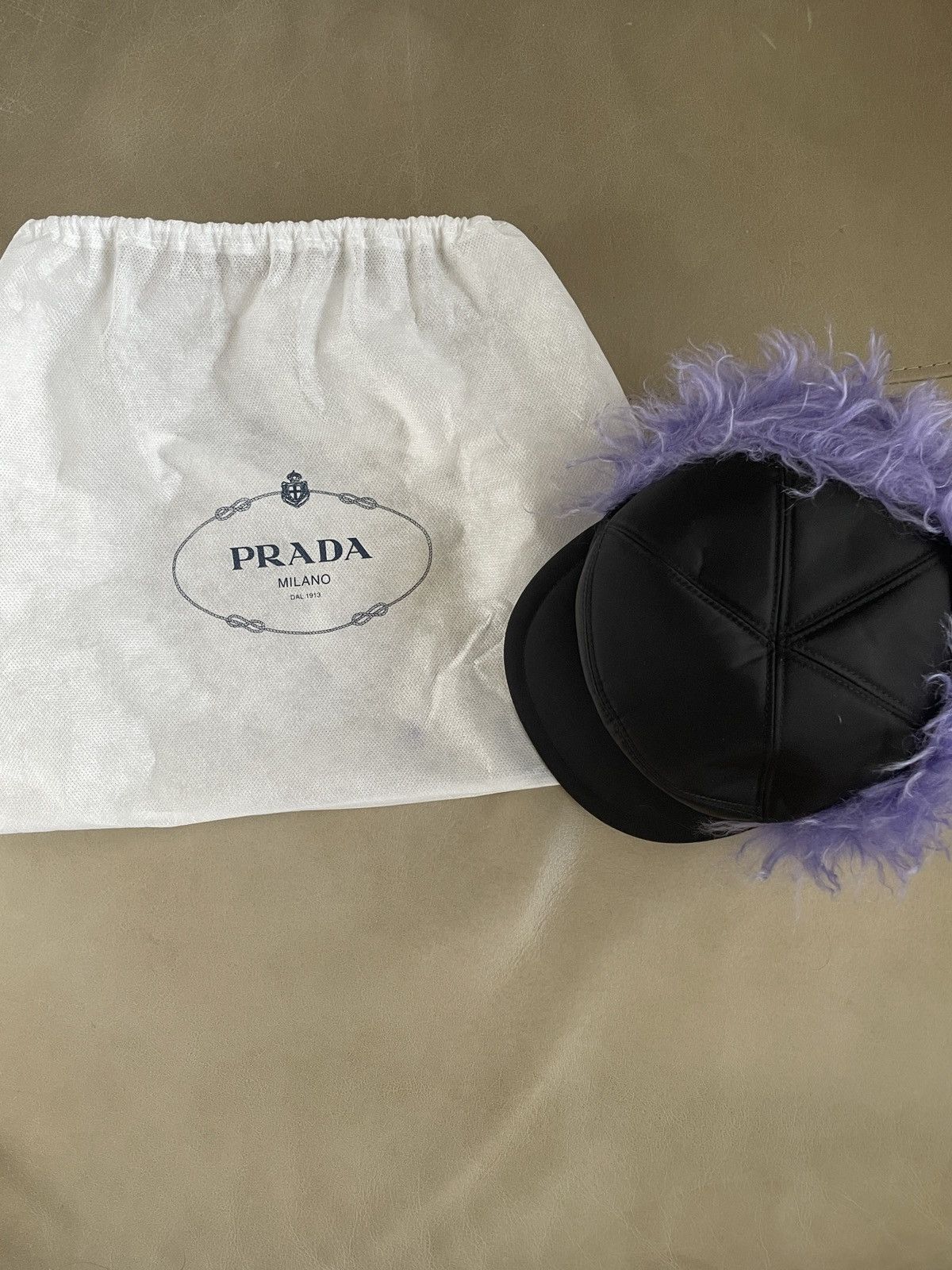 Prada Prada Faux Fur Hat/Trapper Size ONE SIZE - 3 Thumbnail