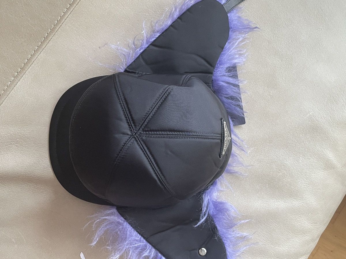 Prada Prada Faux Fur Hat/Trapper Size ONE SIZE - 21 Thumbnail