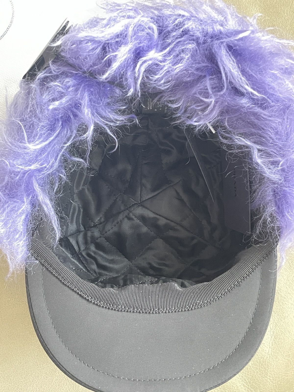 Prada Prada Faux Fur Hat/Trapper Size ONE SIZE - 9 Thumbnail