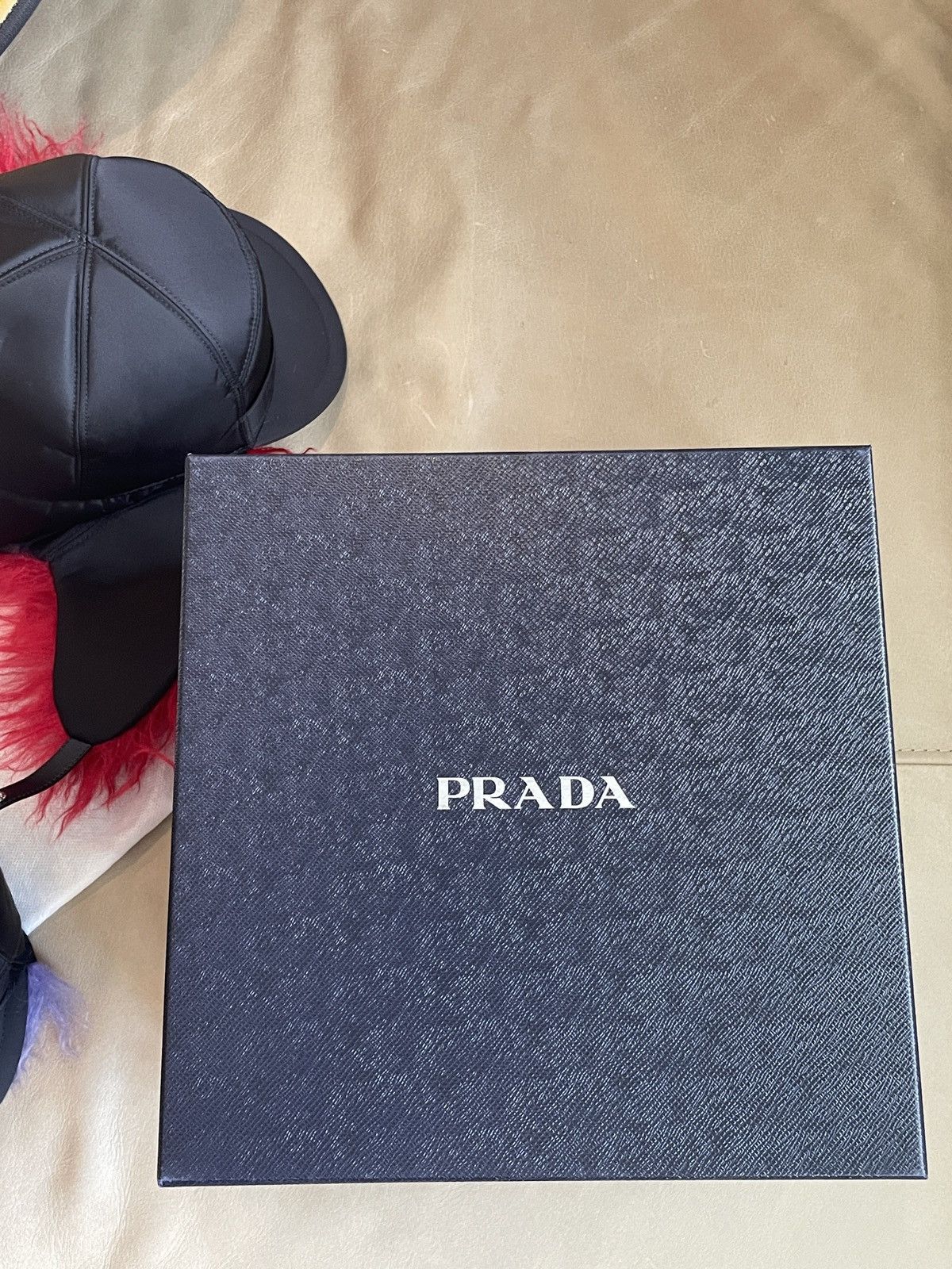 Prada Prada Faux Fur Hat/Trapper Size ONE SIZE - 18 Thumbnail