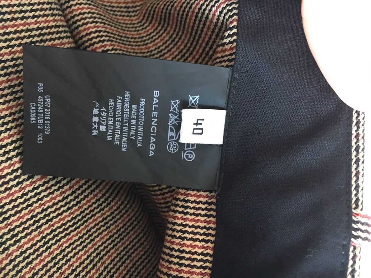 Balenciaga Balenciaga cropped woven check pants Size US 29 - 3 Thumbnail