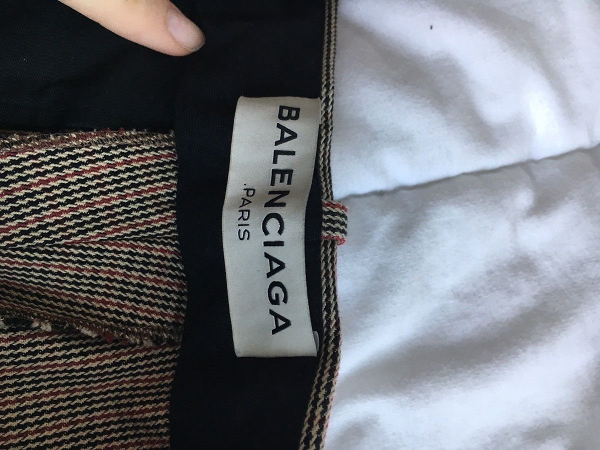 Balenciaga Balenciaga cropped woven check pants Size US 29 - 2 Thumbnail