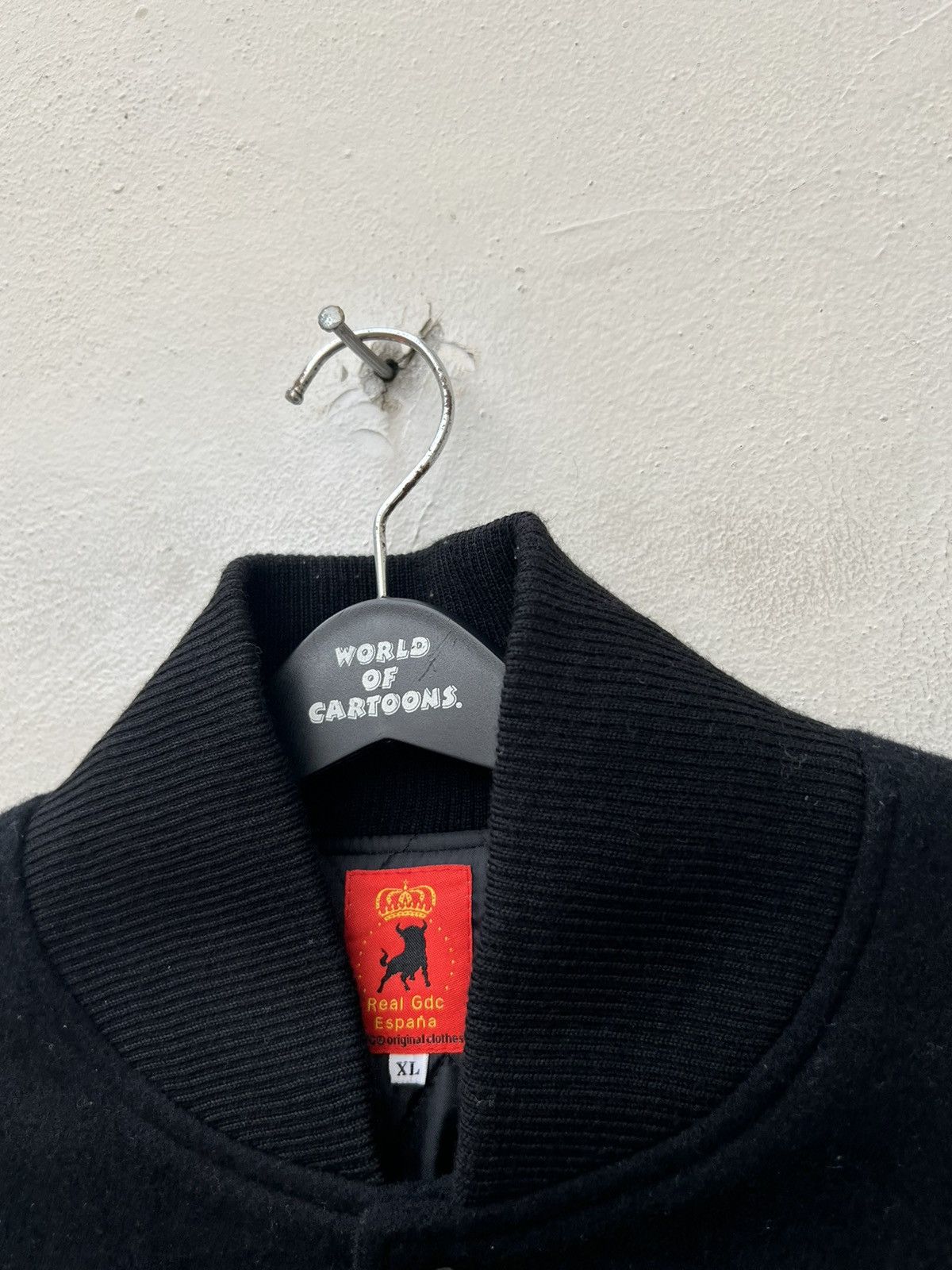Leather VTG GDC Japan GRACIAS La Espana Patches Black Varsity Jacket Size US XL / EU 56 / 4 - 11 Thumbnail