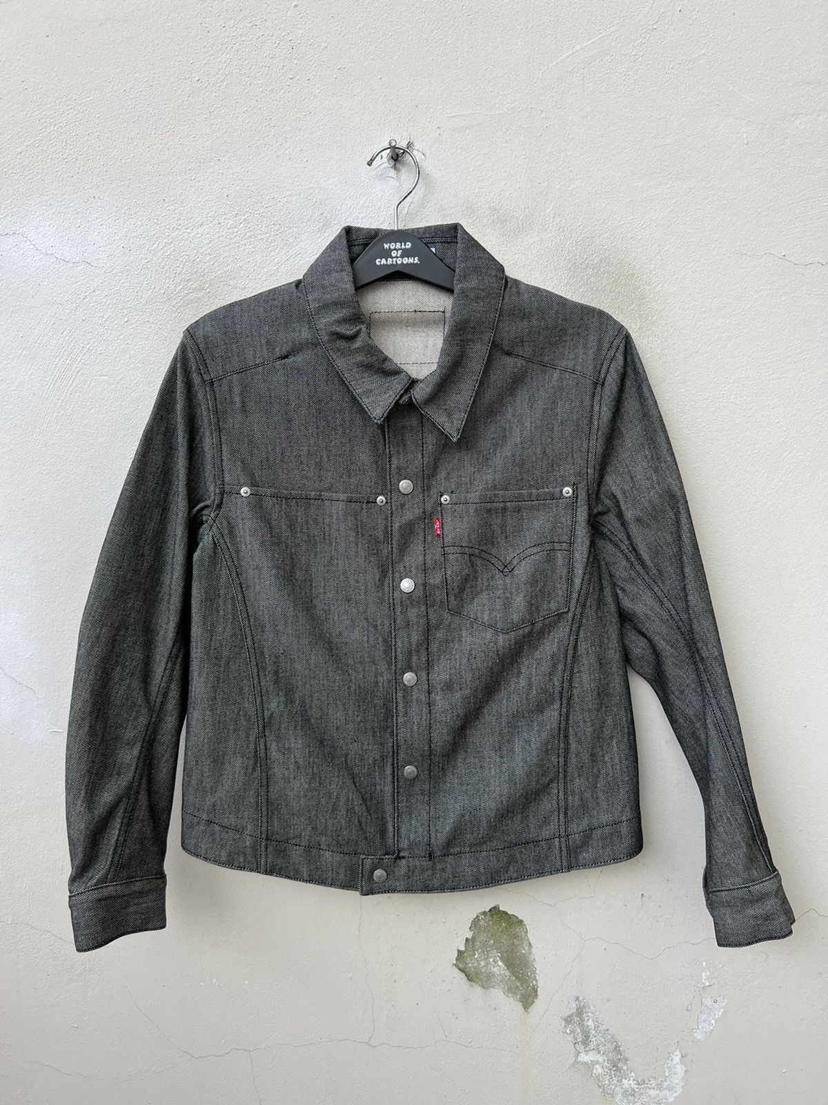 Levi's Vintage 2000 Levi’s Engineered Jeans Grey Fit Denim Jacket Size US M / EU 48-50 / 2 - 6 Thumbnail