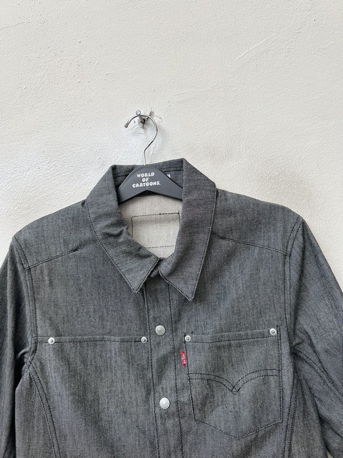 Levi's Vintage 2000 Levi’s Engineered Jeans Grey Fit Denim Jacket Size US M / EU 48-50 / 2 - 7 Thumbnail