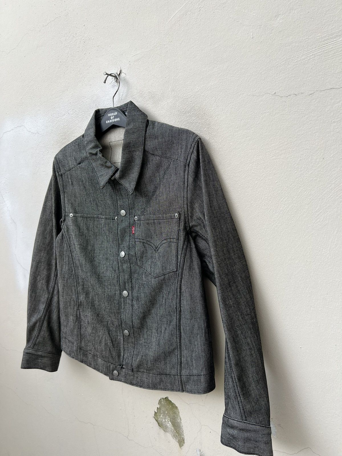 Levi's Vintage 2000 Levi’s Engineered Jeans Grey Fit Denim Jacket Size US M / EU 48-50 / 2 - 9 Thumbnail