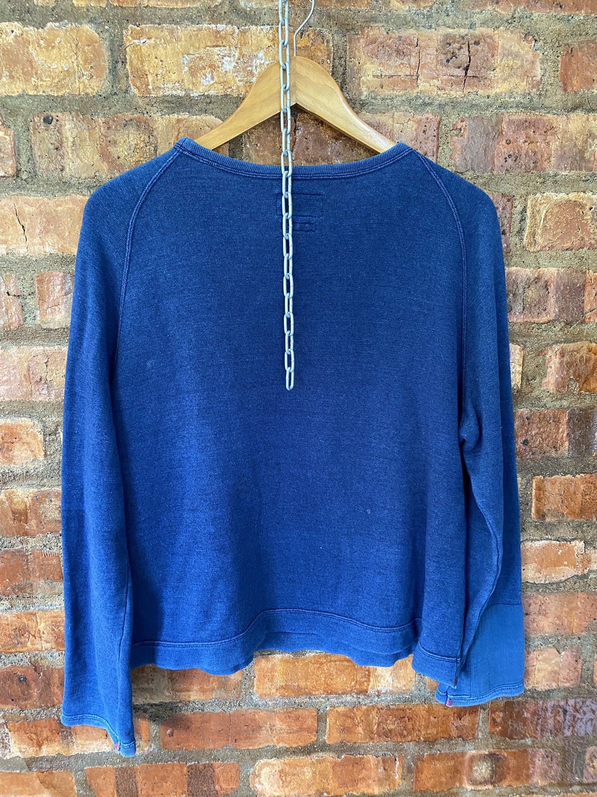 Blue Blue Japan BLue Blue Japan Patchwork indigo sweatshirt Size US S / EU 44-46 / 1 - 8 Thumbnail