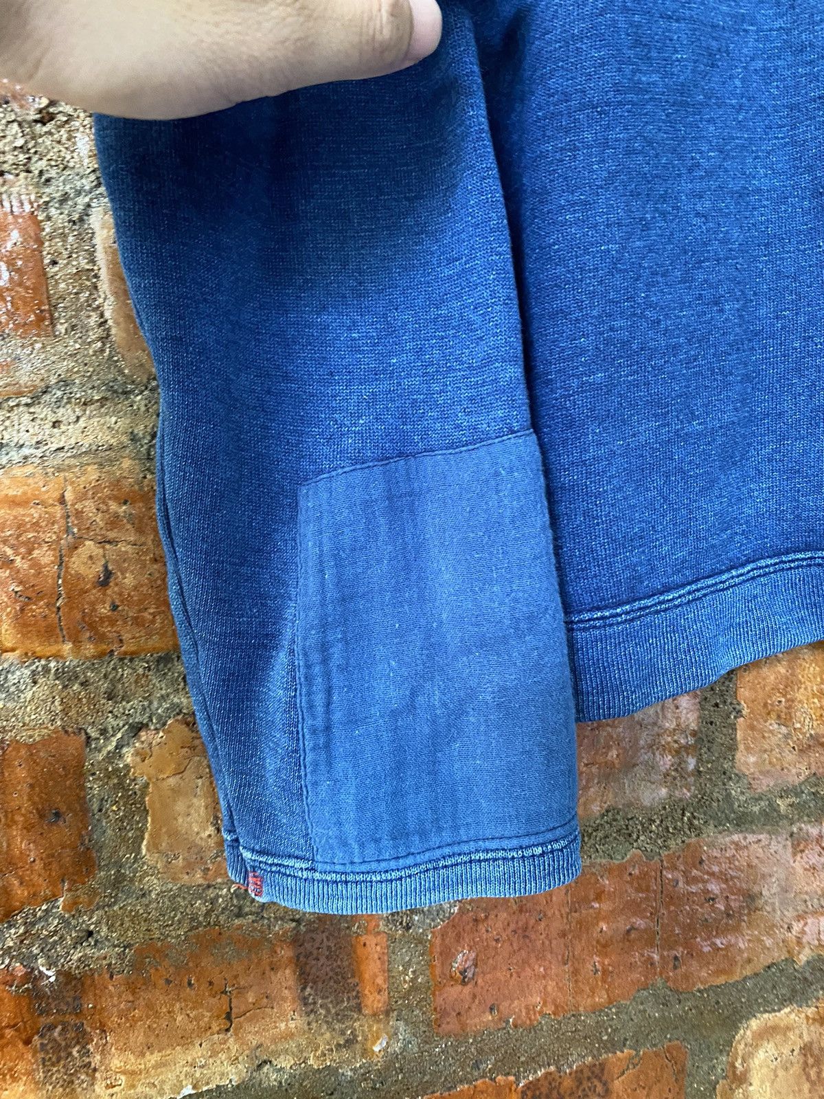 Blue Blue Japan BLue Blue Japan Patchwork indigo sweatshirt Size US S / EU 44-46 / 1 - 7 Thumbnail