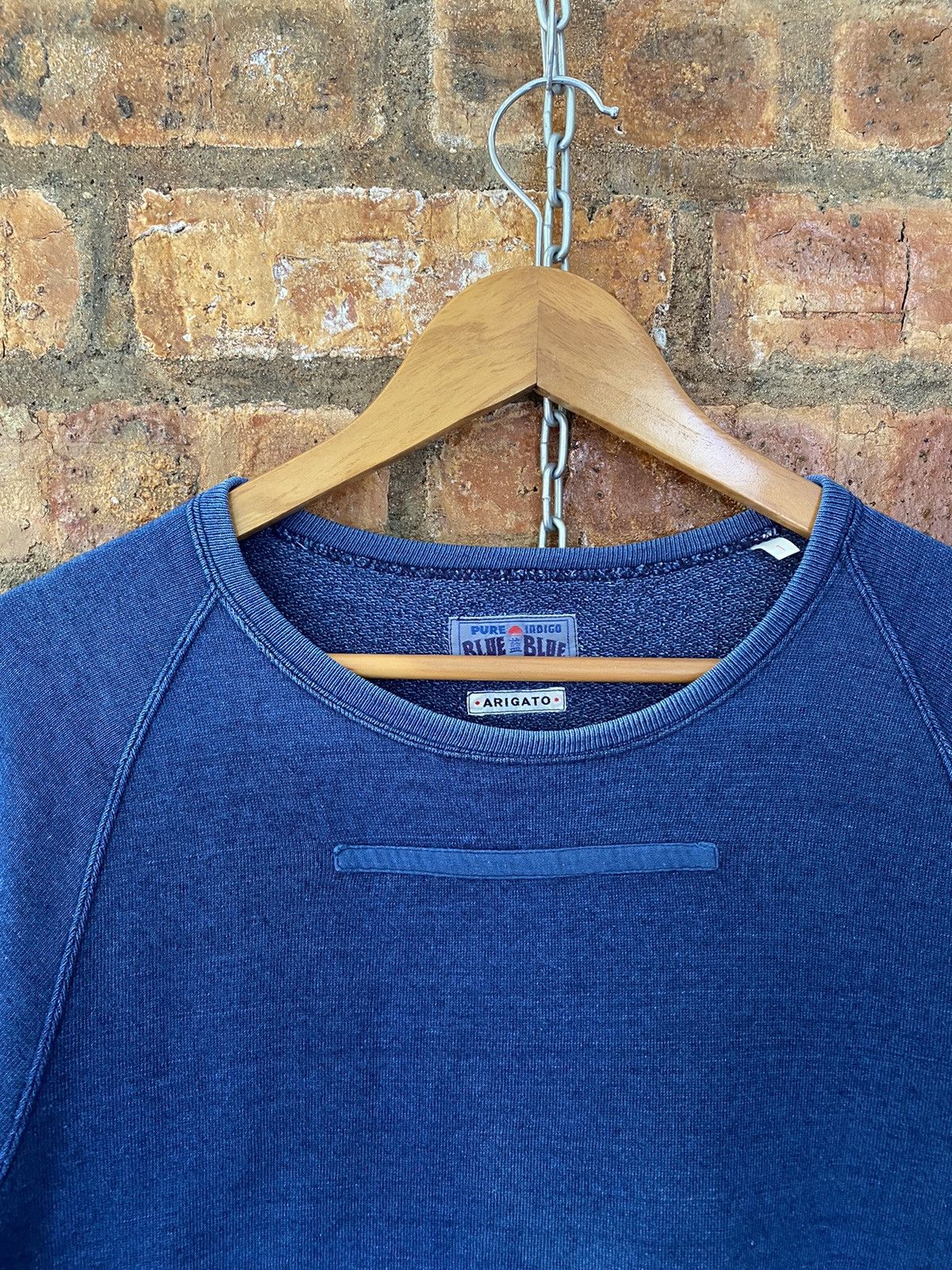 Blue Blue Japan BLue Blue Japan Patchwork indigo sweatshirt Size US S / EU 44-46 / 1 - 4 Thumbnail