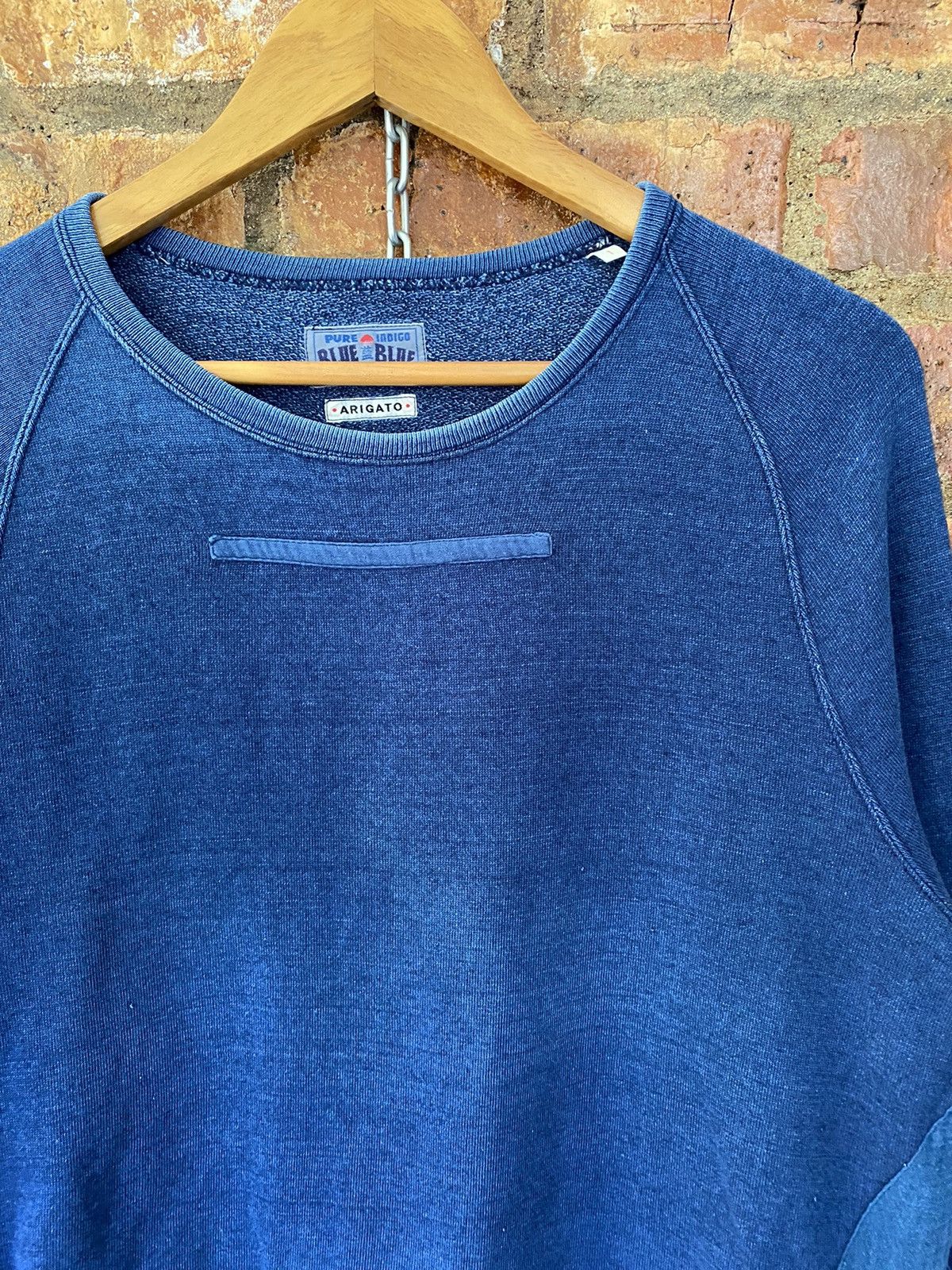 Blue Blue Japan BLue Blue Japan Patchwork indigo sweatshirt Size US S / EU 44-46 / 1 - 5 Thumbnail