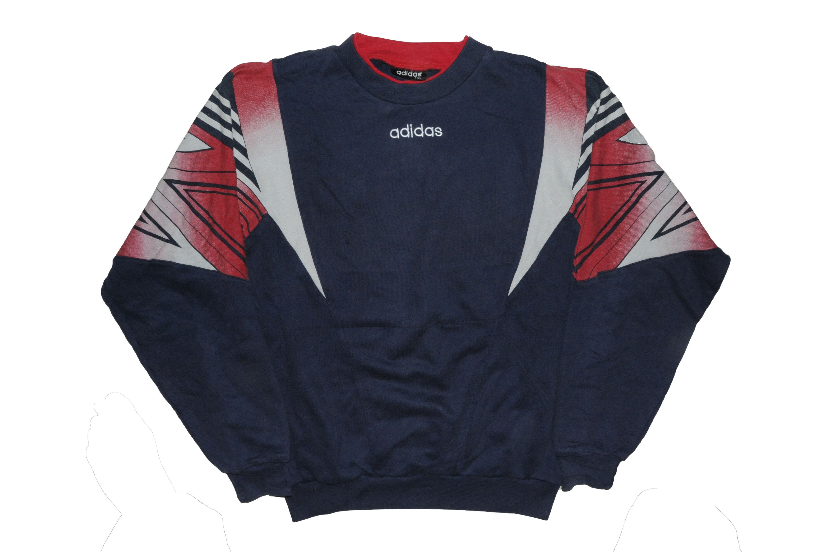 Adidas Vintage 90s Adidas Sweatshirt Size US M / EU 48-50 / 2 - 1 Thumbnail