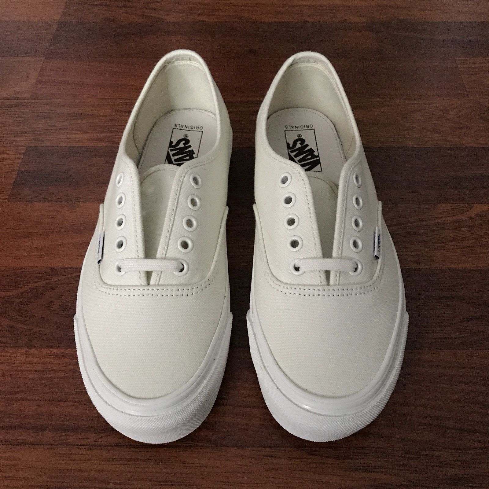 Vans vault og authentic lx white & safari top