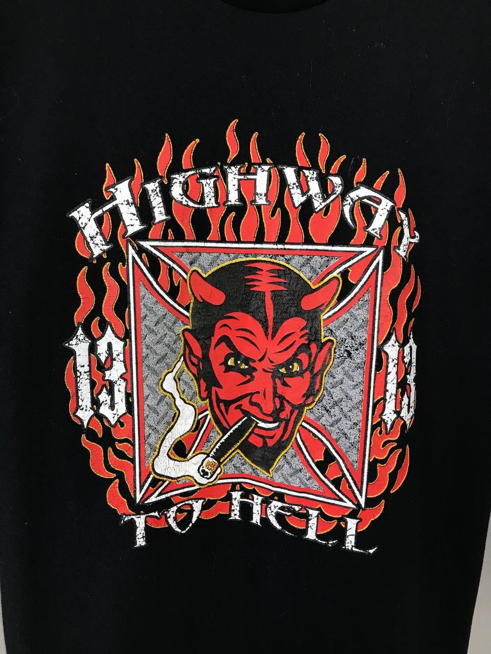 Band Tees × Vintage Highway to Hell Devil Demon vintage rock tee Size US L / EU 52-54 / 3 - 3 Thumbnail