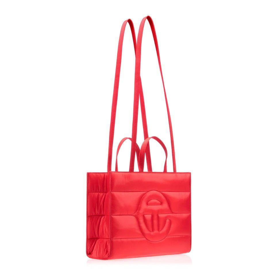 Moose Knuckles × Telfar MEDIUM PUFF SHOPPER (RED) Size ONE SIZE - 7 Thumbnail