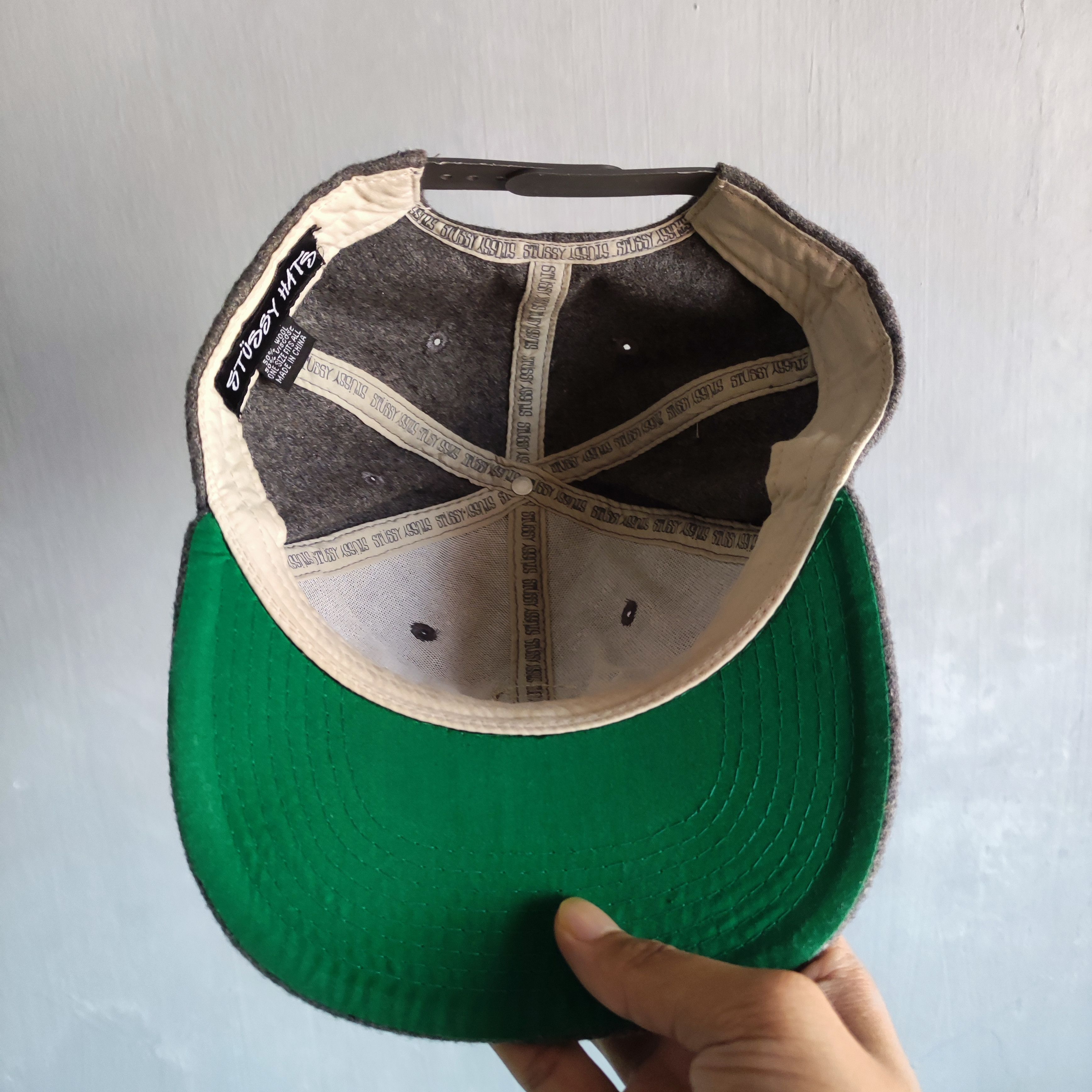 Stussy × Vintage 90S STUSSY S LOGO CAP Size ONE SIZE - 7 Thumbnail