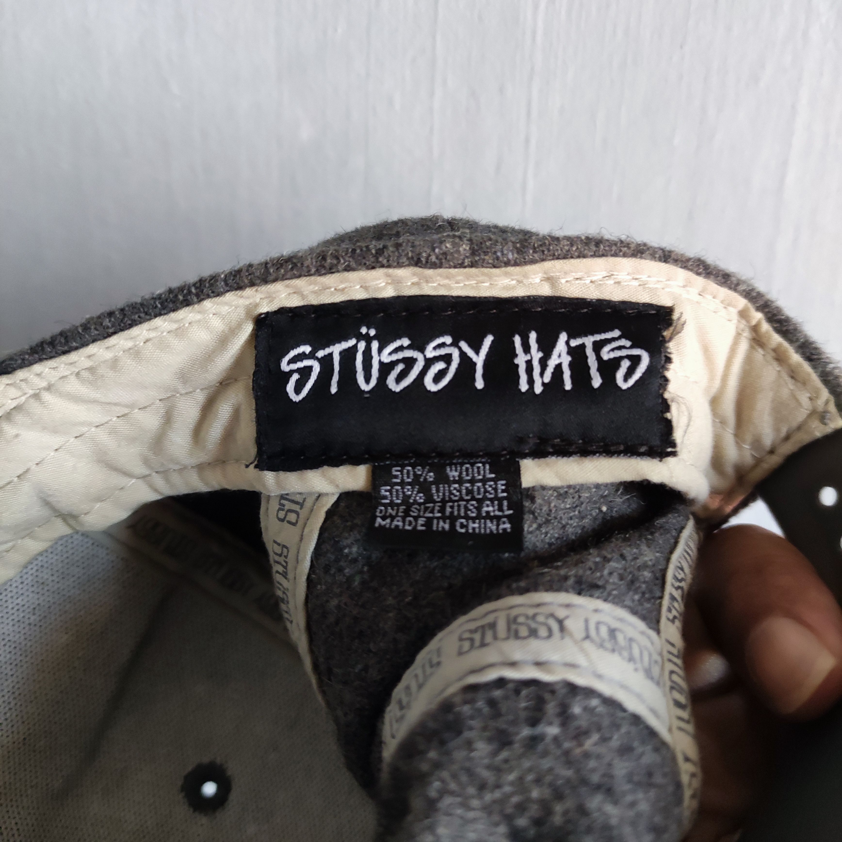 Stussy × Vintage 90S STUSSY S LOGO CAP Size ONE SIZE - 8 Thumbnail