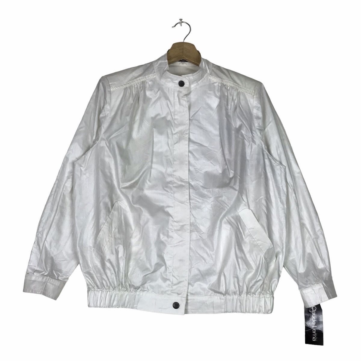 Vintage 90s Claude Lema Couple Parrot Art Light Jacket