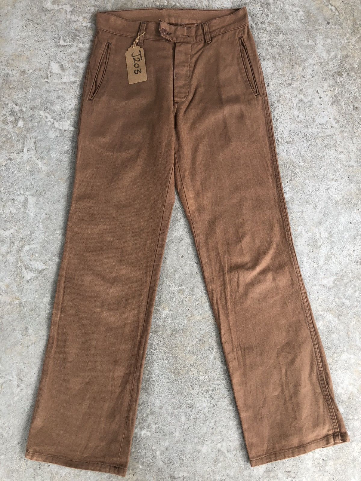 CABANE de ZUCCa Zucca Travail Pants Straight Cut Issey Miyake Size US 28 / EU 44 - 1 Thumbnail