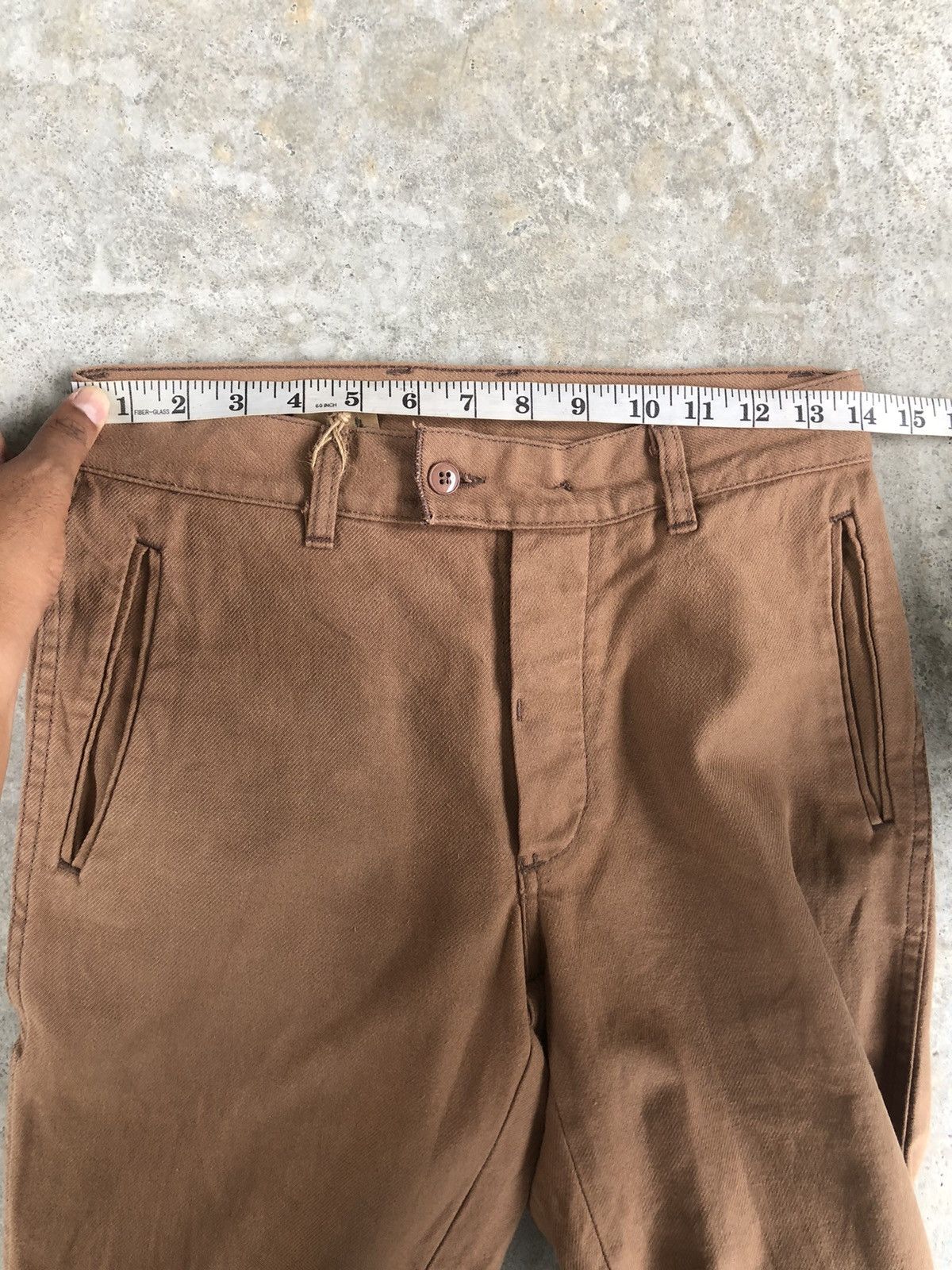 CABANE de ZUCCa Zucca Travail Pants Straight Cut Issey Miyake Size US 28 / EU 44 - 17 Thumbnail