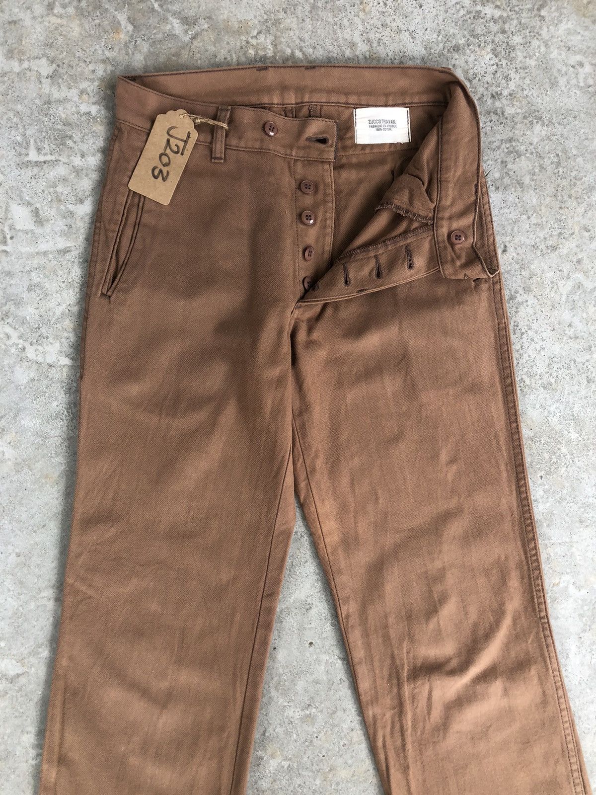 CABANE de ZUCCa Zucca Travail Pants Straight Cut Issey Miyake Size US 28 / EU 44 - 3 Thumbnail