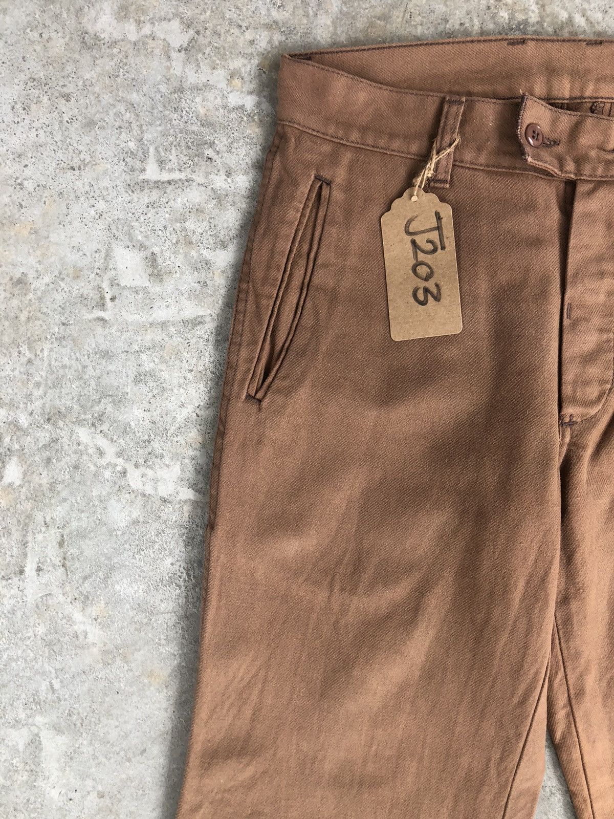 CABANE de ZUCCa Zucca Travail Pants Straight Cut Issey Miyake Size US 28 / EU 44 - 4 Thumbnail