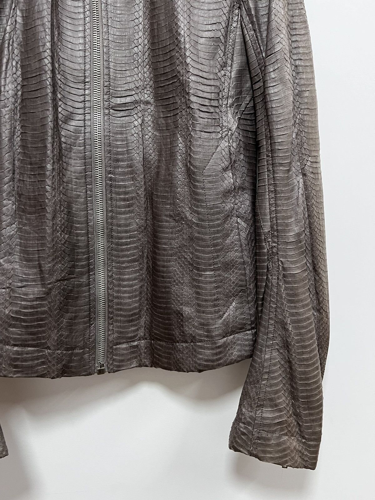 Rick Owens Rick Owens ss12 snake leather mollino jacket Size US S / EU 44-46 / 1 - 4 Thumbnail