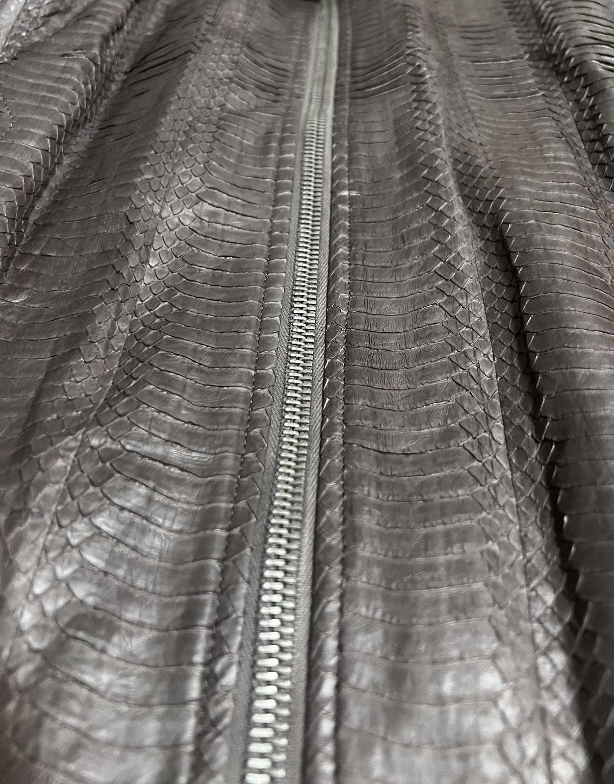 Rick Owens Rick Owens ss12 snake leather mollino jacket Size US S / EU 44-46 / 1 - 8 Thumbnail