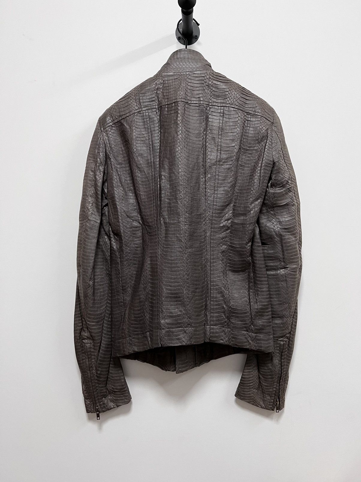 Rick Owens Rick Owens ss12 snake leather mollino jacket Size US S / EU 44-46 / 1 - 5 Thumbnail