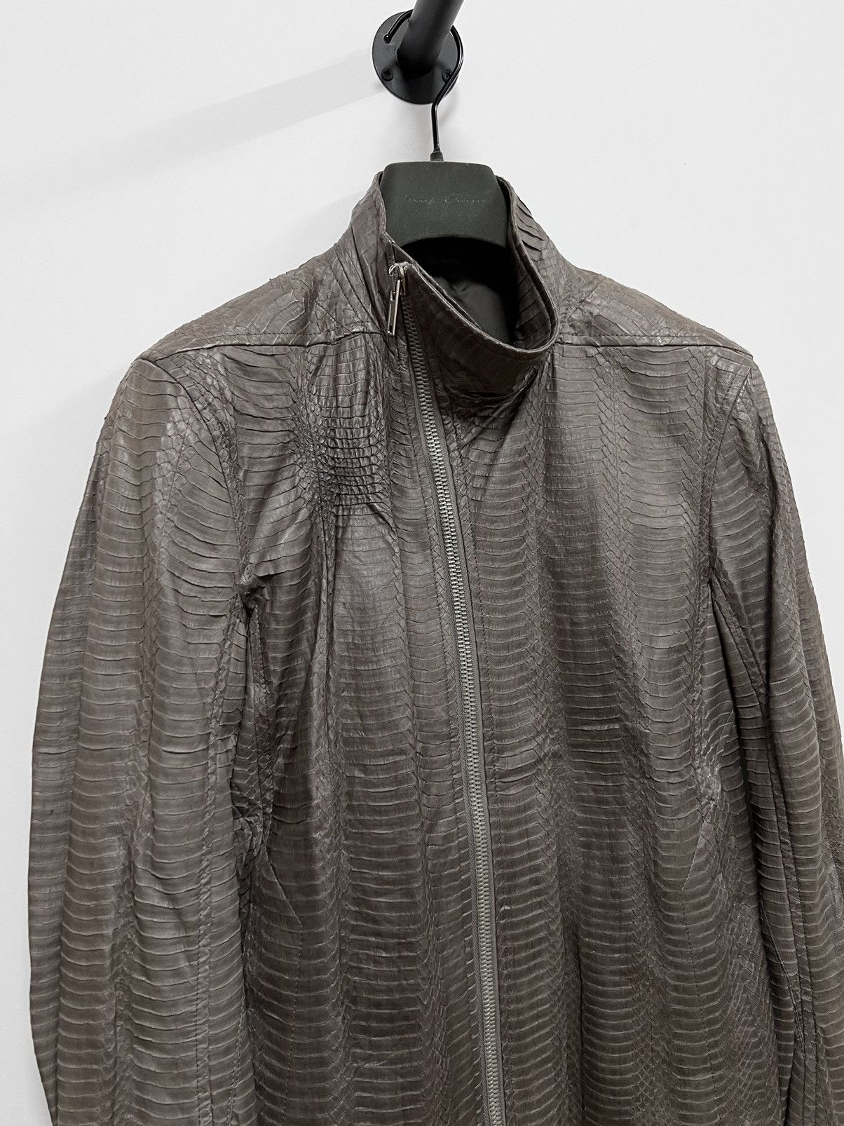 Rick Owens Rick Owens ss12 snake leather mollino jacket Size US S / EU 44-46 / 1 - 2 Thumbnail