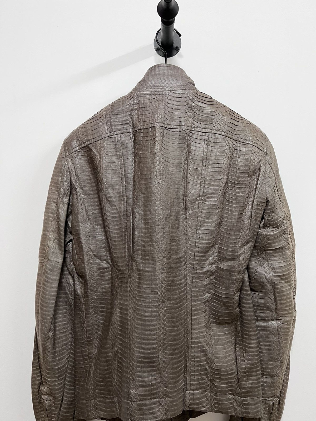 Rick Owens Rick Owens ss12 snake leather mollino jacket Size US S / EU 44-46 / 1 - 7 Thumbnail
