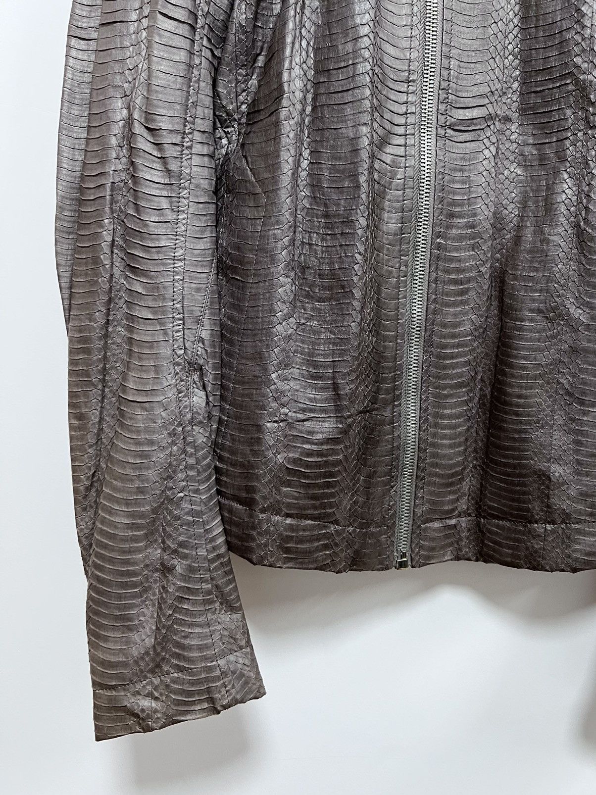 Rick Owens Rick Owens ss12 snake leather mollino jacket Size US S / EU 44-46 / 1 - 3 Thumbnail