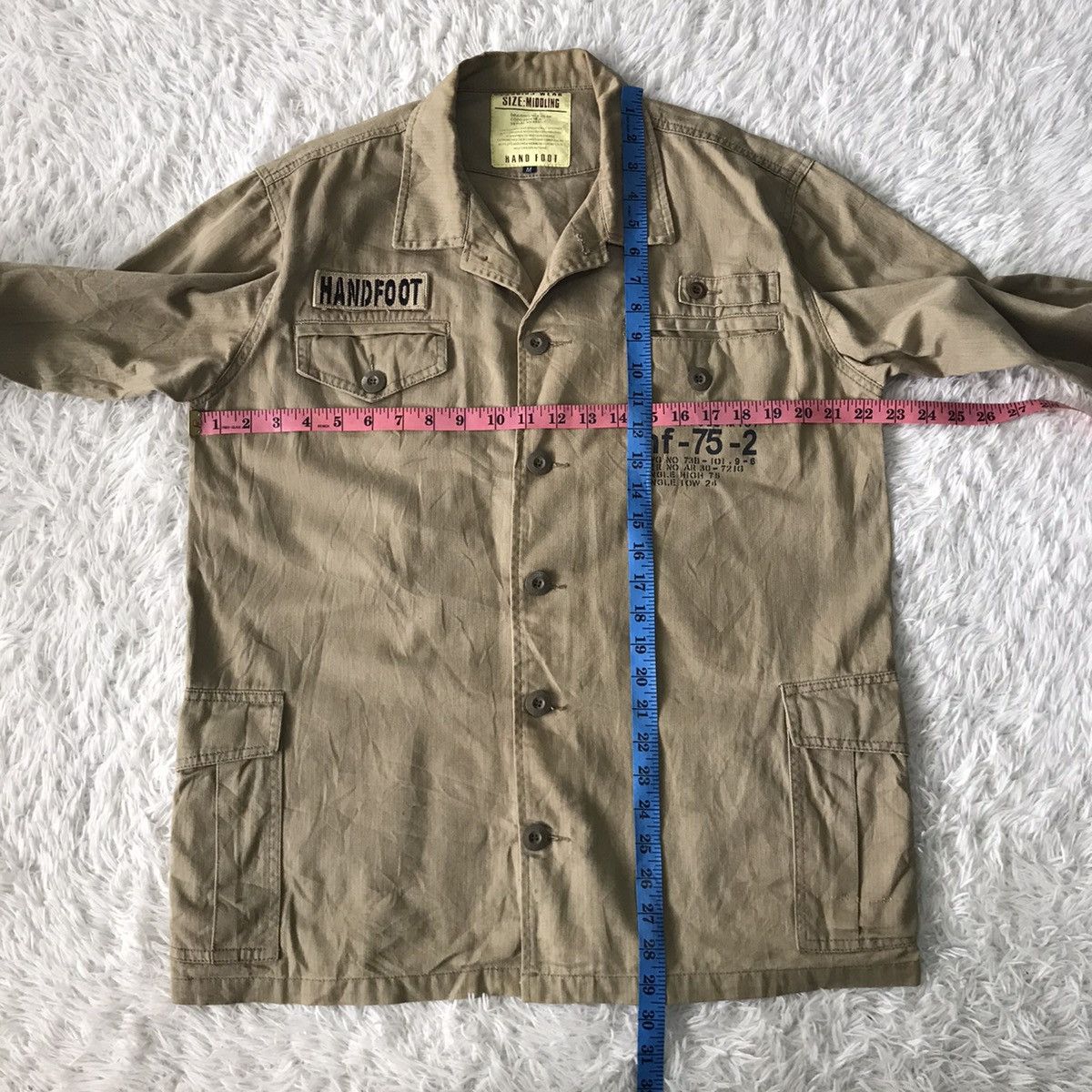 Japanese Brand 💥Hand Foot Military Like Jacket Designed According Avirex Size US M / EU 48-50 / 2 - 22 Thumbnail
