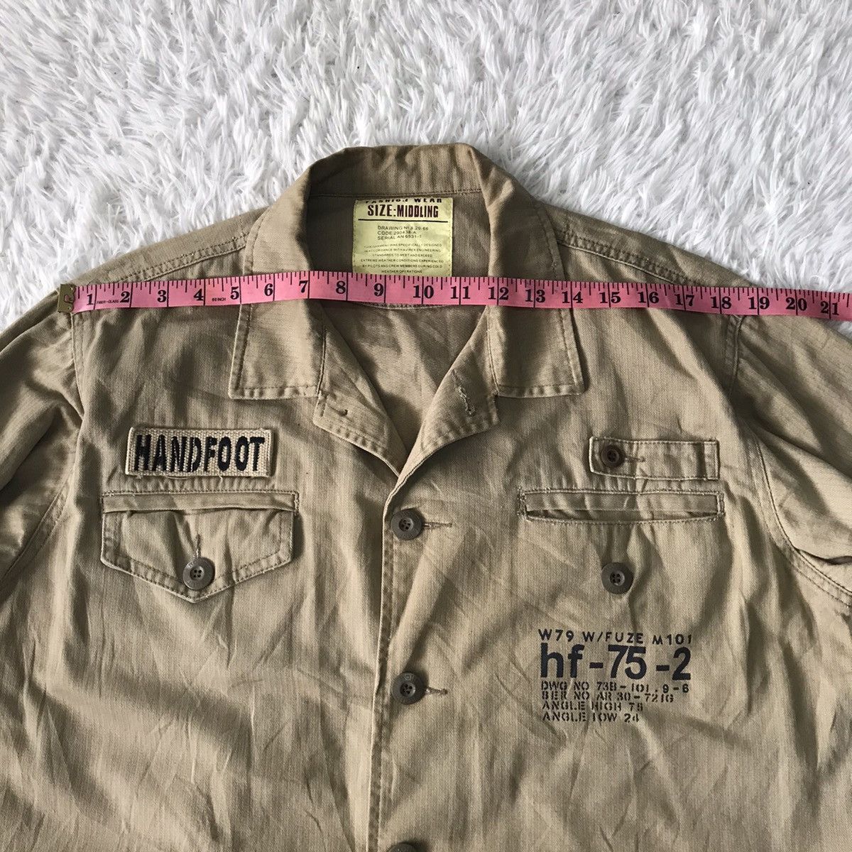 Japanese Brand 💥Hand Foot Military Like Jacket Designed According Avirex Size US M / EU 48-50 / 2 - 23 Thumbnail