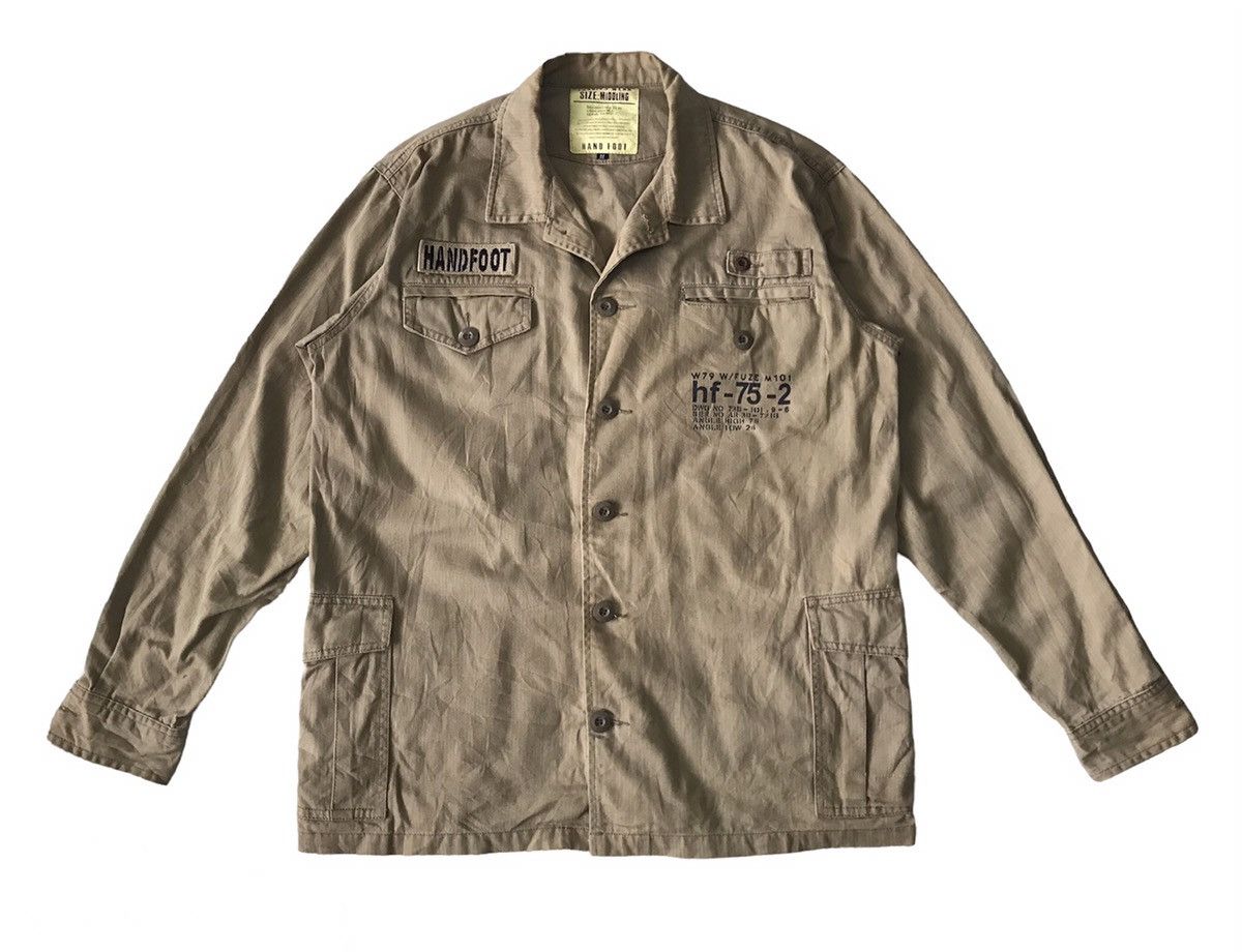 Japanese Brand 💥Hand Foot Military Like Jacket Designed According Avirex Size US M / EU 48-50 / 2 - 1 Thumbnail