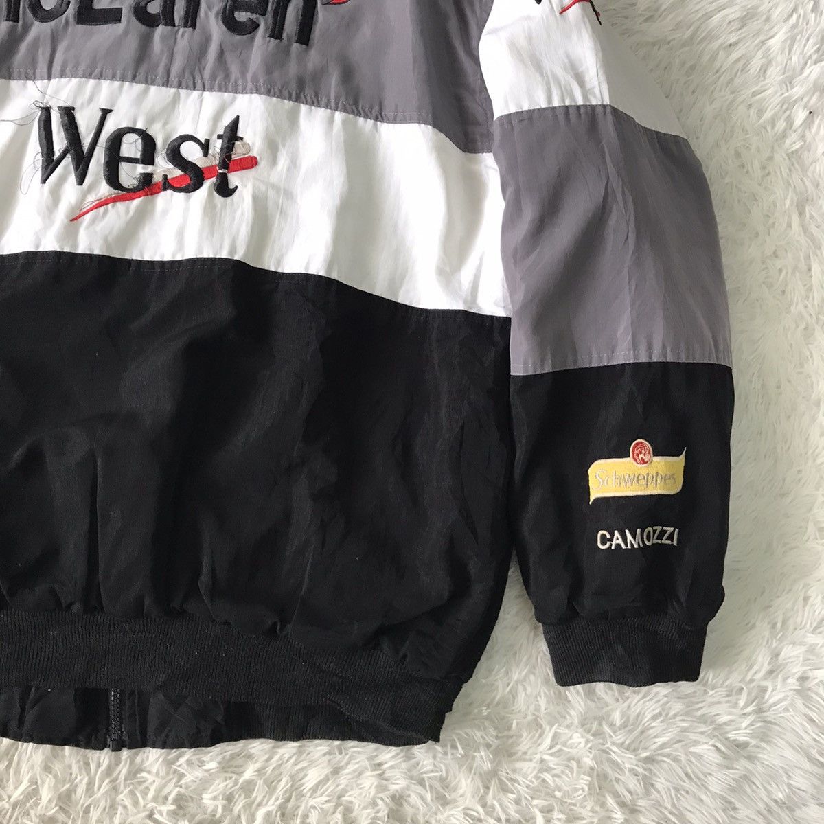 Mercedes-Benz 💥Vtg Mercedes Benz West Warsteiner Mc Laren Jacket Size US XL / EU 56 / 4 - 13 Thumbnail