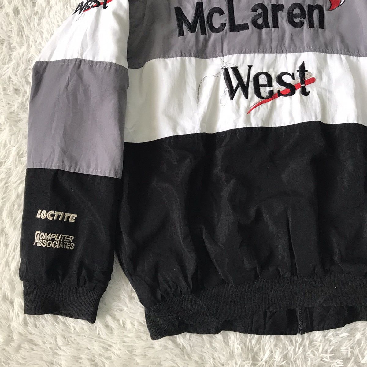 Mercedes-Benz 💥Vtg Mercedes Benz West Warsteiner Mc Laren Jacket Size US XL / EU 56 / 4 - 12 Thumbnail