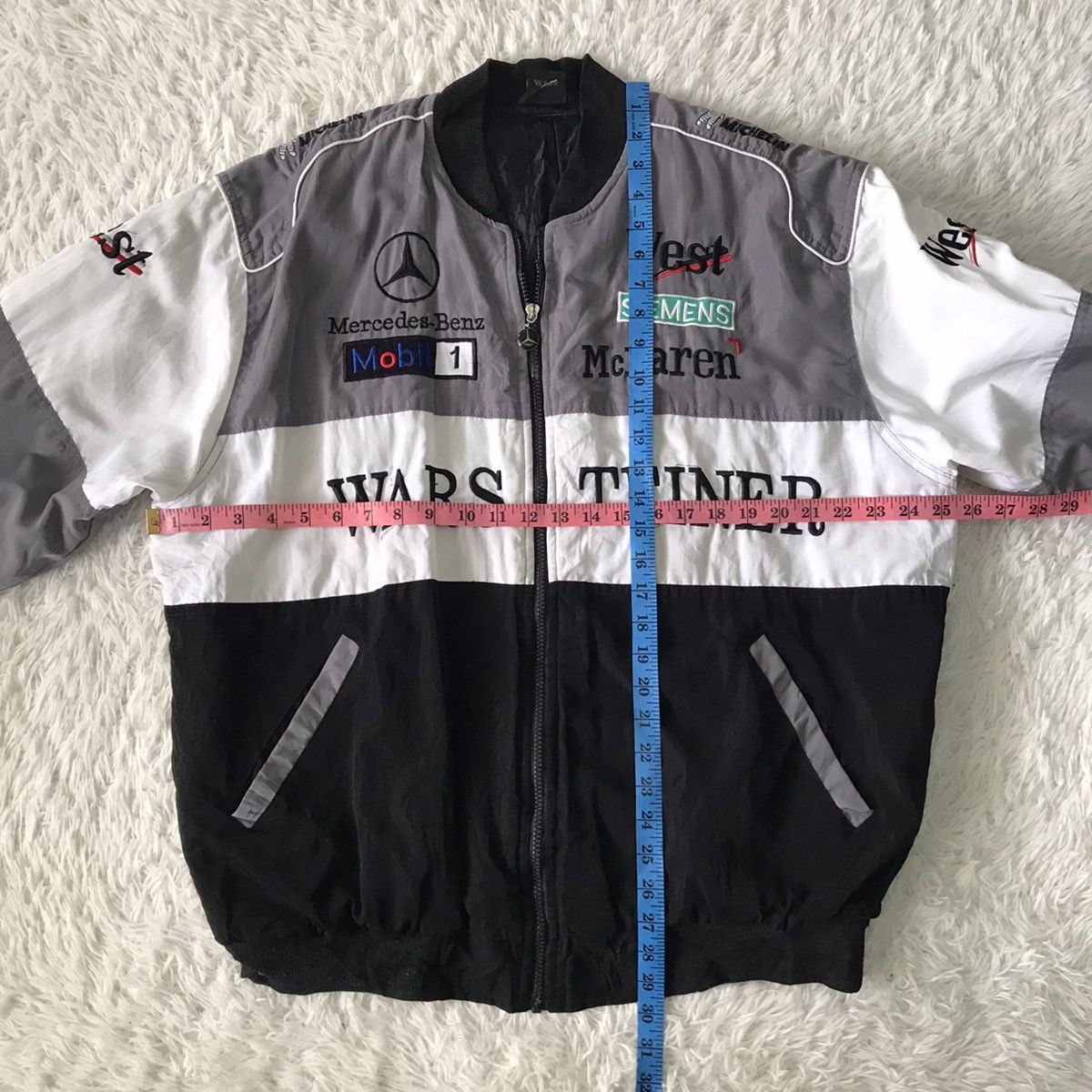 Mercedes-Benz 💥Vtg Mercedes Benz West Warsteiner Mc Laren Jacket Size US XL / EU 56 / 4 - 19 Thumbnail