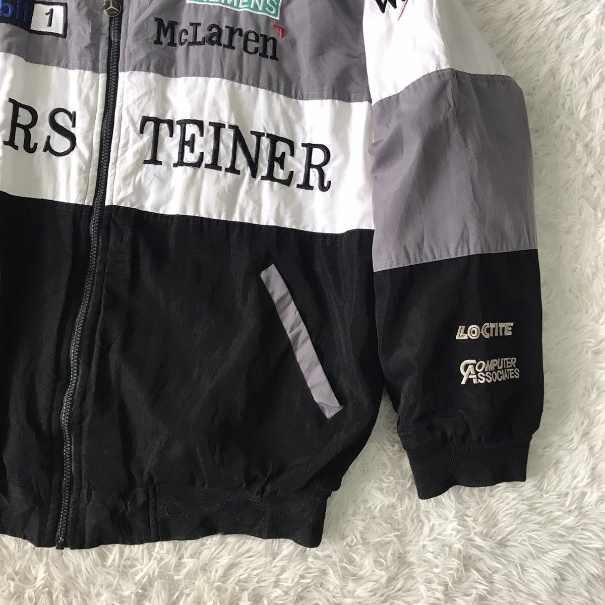 Mercedes-Benz 💥Vtg Mercedes Benz West Warsteiner Mc Laren Jacket Size US XL / EU 56 / 4 - 4 Thumbnail